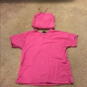 Pink Scrub Set